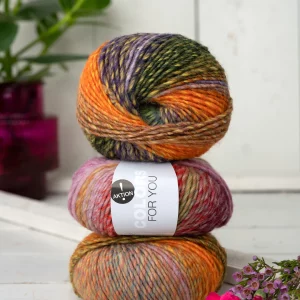 Colors for you 140 Grijsgroen / Blauwviolet / Oranje