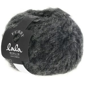 Lala Berlin Furry 010 Antraciet - Afbeelding 1