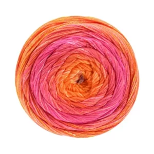 Gomitolo Sole 917 Geel / Zalm / Framboos - Afbeelding 1