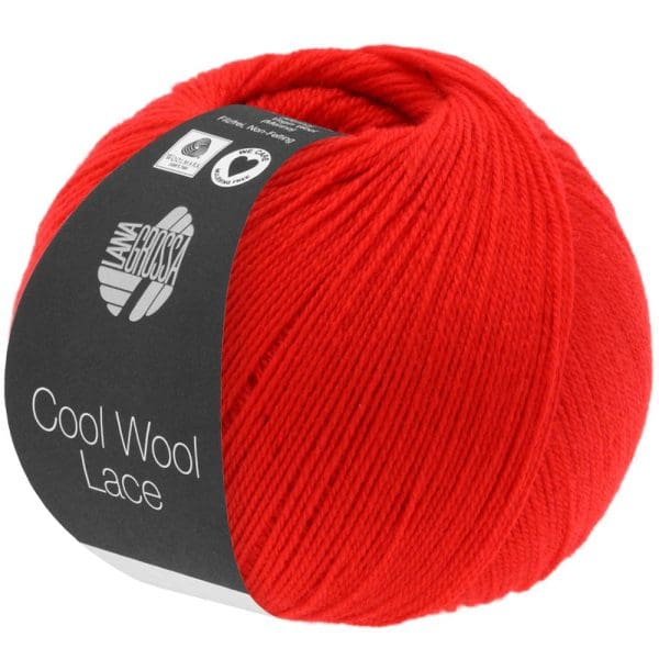 Cool Wool Lace 022 Vuurrood Cool Wool Lace 022 Vuurrood
