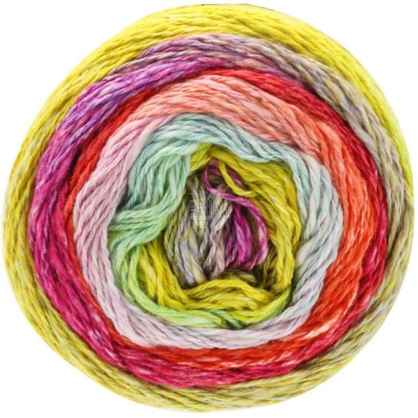 Gomitolo Collina 1015 Zand / Fuchsia / Rood / Geel Gomitolo Collina 1015 Zand / Fuchsia / Rood / Geel