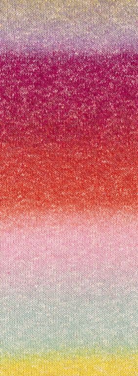 Gomitolo Collina 1015 Zand / Fuchsia / Rood / Geel