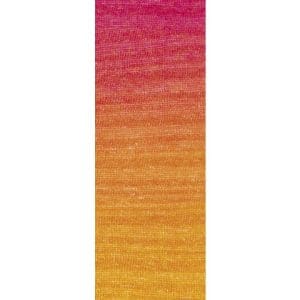 Gomitolo Sole 917 Geel / Zalm / Framboos - Afbeelding 2