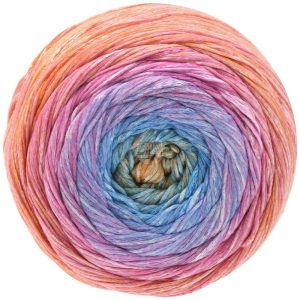 Gomitolo Sole 926 Roze / Oranje / Maisgeel / Beige / Lichtblauw - Afbeelding 1