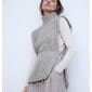 Breipakket Gewikkeld vestje Cool Merino - Lookbook 15 model 12