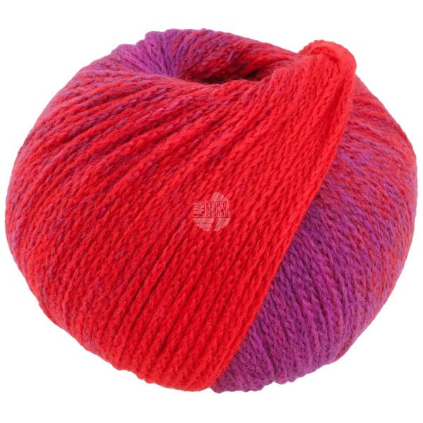 Cool Merino Dégradé 306 Roodviolet / Donkerrood / Rood