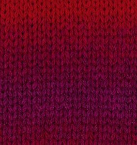 Cool Merino Dégradé 306 Roodviolet / Donkerrood / Rood