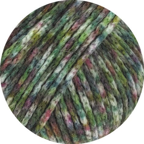 Cool Merino Print 103 Donkergroen / Geelgroen / Grijsgroen