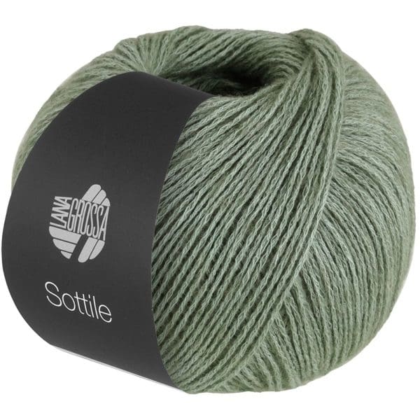 Lana Grossa Sottile 014 - Saliegroen Lana Grossa Sottile 014 - Saliegroen