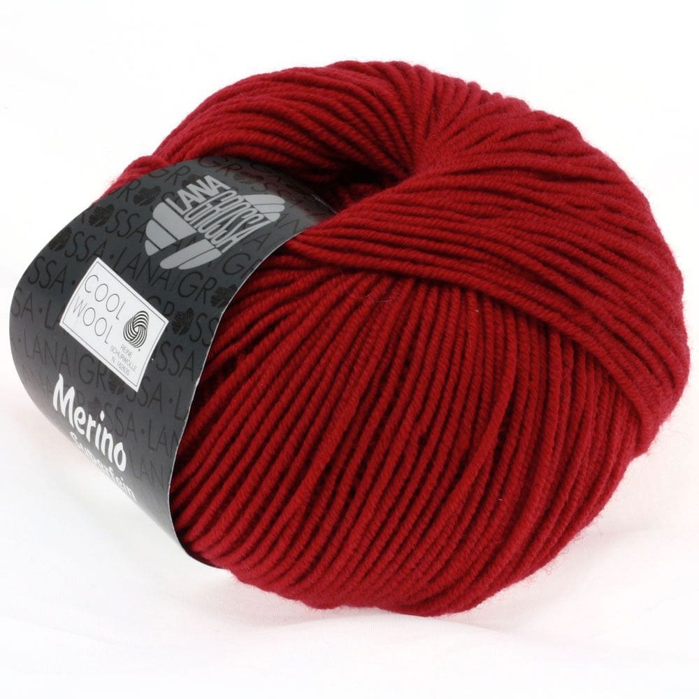 Donekr Rood Cool Wool 514 Donker rood – Polly & De Borduurderij