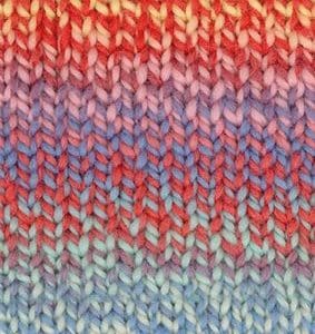 Merino Twister 010 Wit / Oudroze / Mint / Lichtblauw - Afbeelding 2