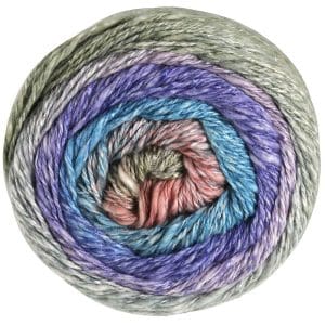 Gomitolo Collina 1022 Lichtgrijs / Violet / Turquoise - Afbeelding 1