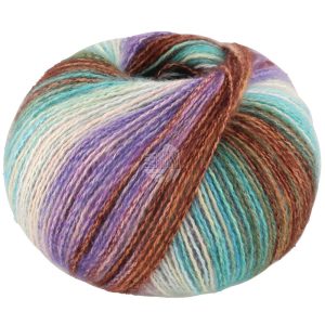 Gianna 001 Turquoise/bruin/paars/roze/mint/wit - Afbeelding 1