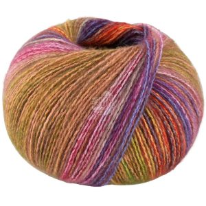 Gianna 002 Grijsblauw/oranje/geel/groen/rood/paars/petrol - Afbeelding 1