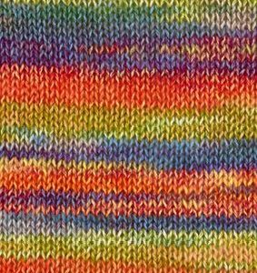 Gianna 002 Grijsblauw/oranje/geel/groen/rood/paars/petrol - Afbeelding 2