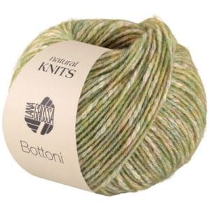 Bottoni 012 Groenblauw/creme - Afbeelding 1