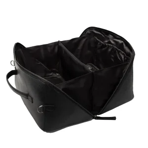 MUUD - Cleo XL - handgemaakte leren tas, kleur zwart - Afbeelding 2