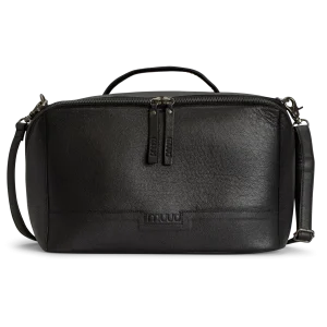 MUUD - Cleo XL - handgemaakte leren tas, kleur zwart - Afbeelding 8