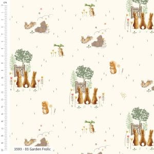 Quiltstof - Peter Rabbit tails 3593 - 03