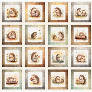 HEDGEHUGS, Hedgehog Picture Patches - Cream - Afbeelding 2