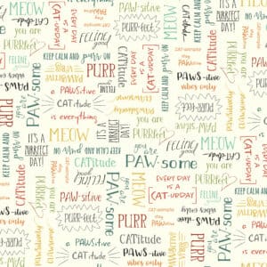 PURRFECT DAY, Purrfect Words White - 228523731 - Afbeelding 1