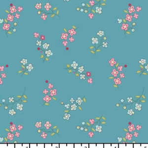 Quiltstof EQP - Back in the Day - BD 26 01 02 - Forget-Me-Not - Royal Blue - Afbeelding 1